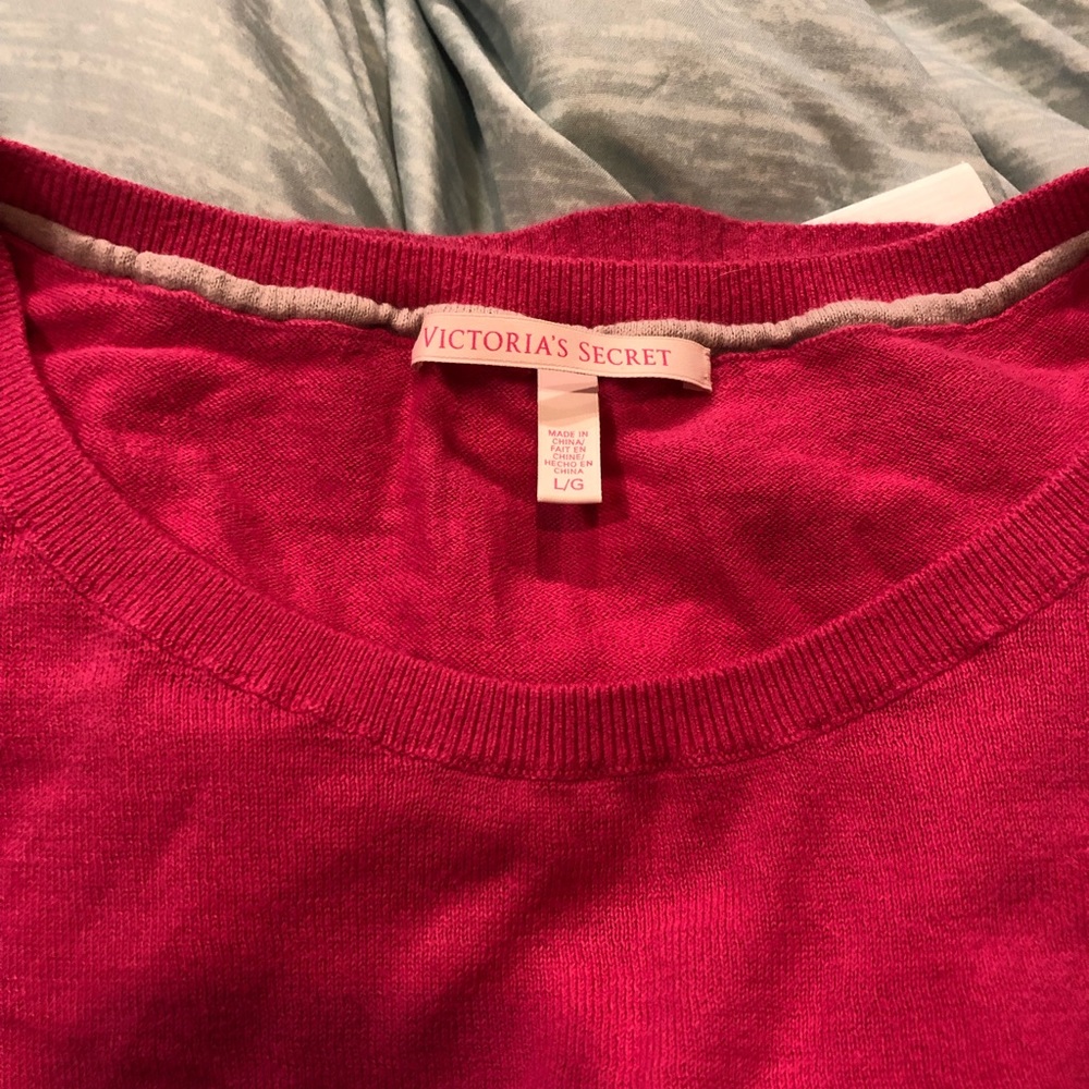 Bright Pink Victoria’s Secret Sweater Size L